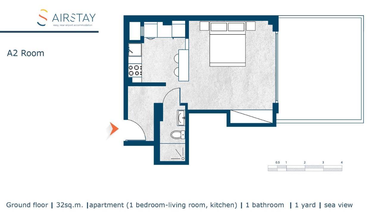 Penthouse & Apartments By The Sea Airport Airstay Artemida  Bagian luar foto